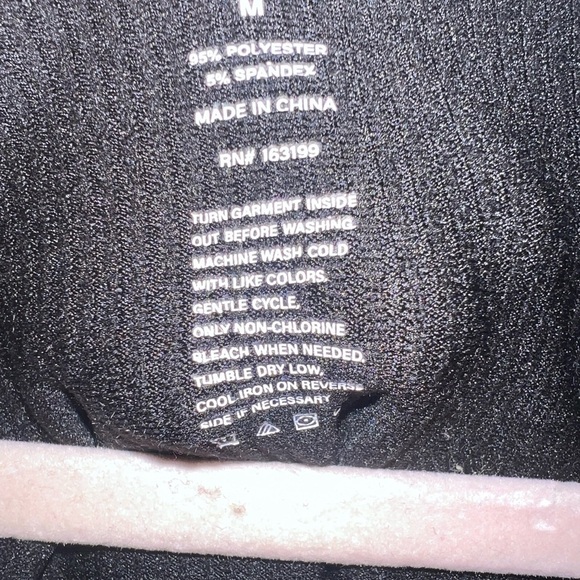 Women’s Black Ribbed Tank Sleeveless Dress size Medium - Picture 6 of 6